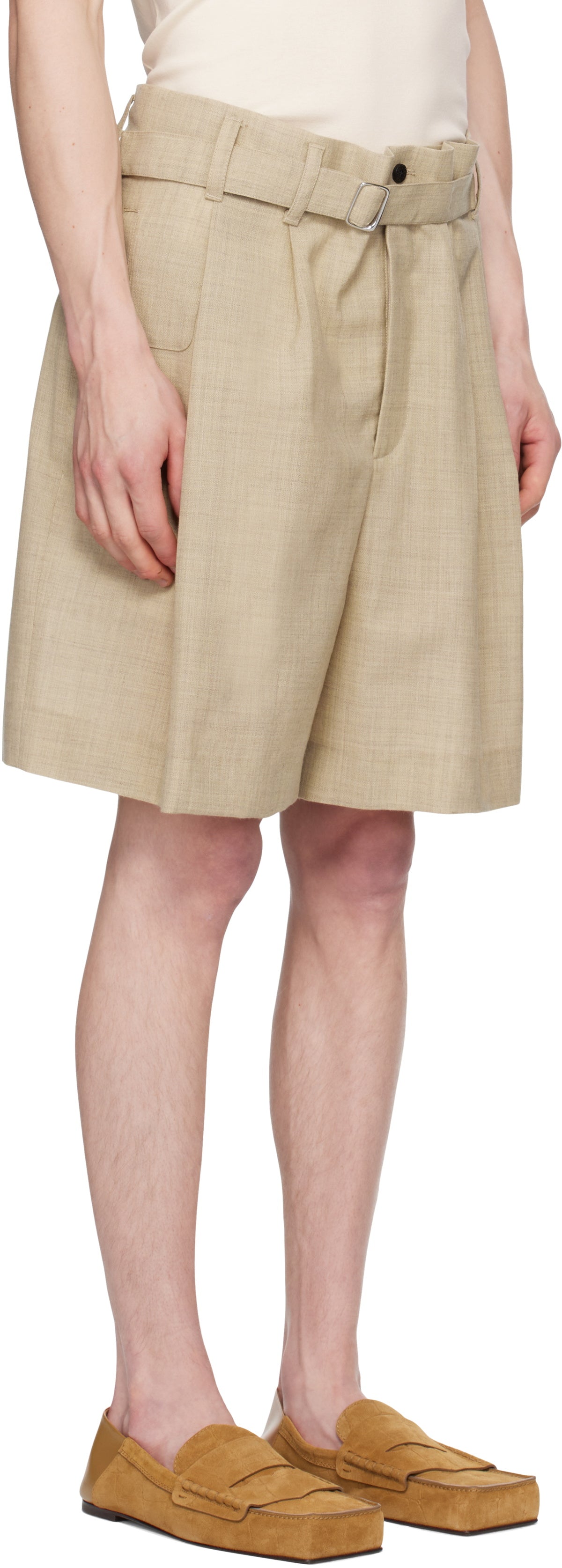 JACQUEMUS Beige La Croisière 'The Fernando' Shorts