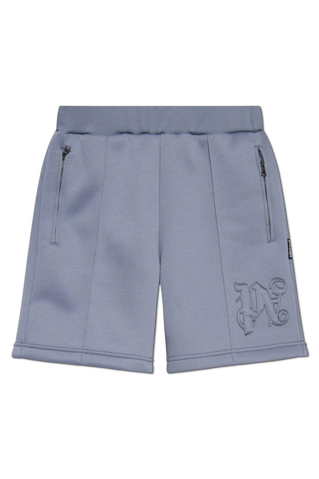 Palm Angels Monogram Pressed Crease Shorts