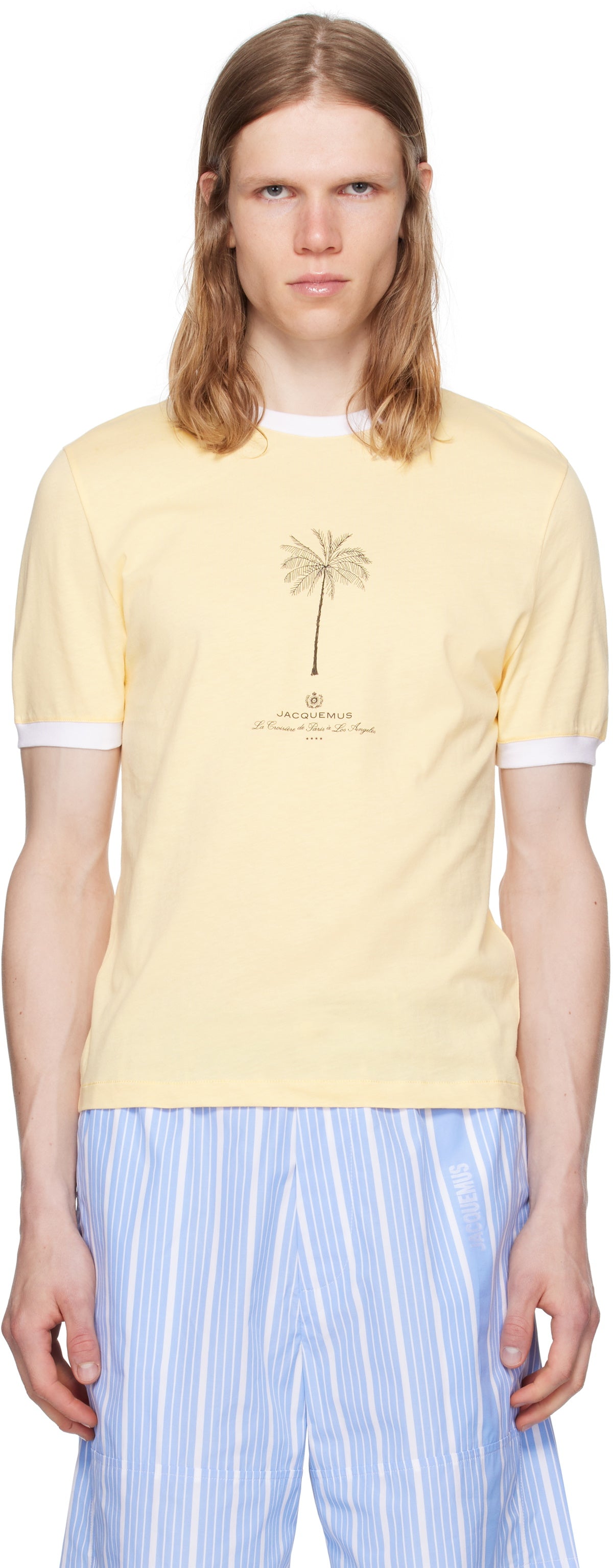 JACQUEMUS Yellow La Croisière 'The Venice' T-shirt