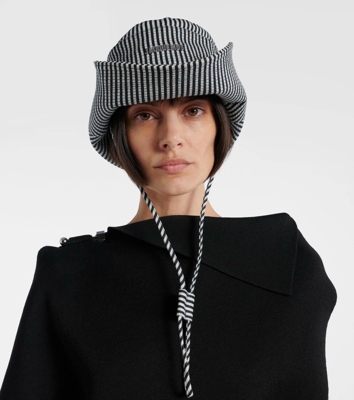 Jacquemus De-Nîmes striped denim bucket hat