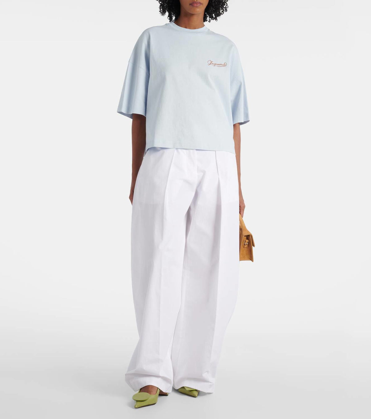 Jacquemus Corto cropped cotton T-shirt