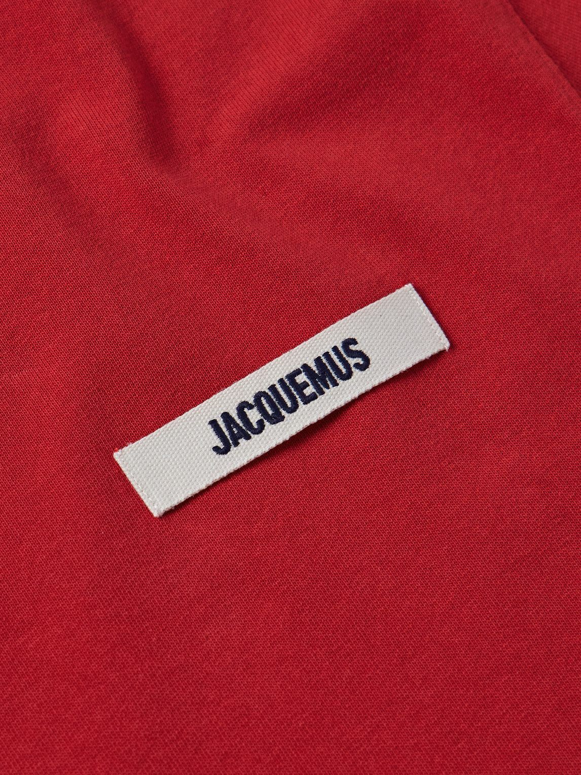 Jacquemus - Logo-Appliquéd Cotton-Jersey T-Shirt - Red