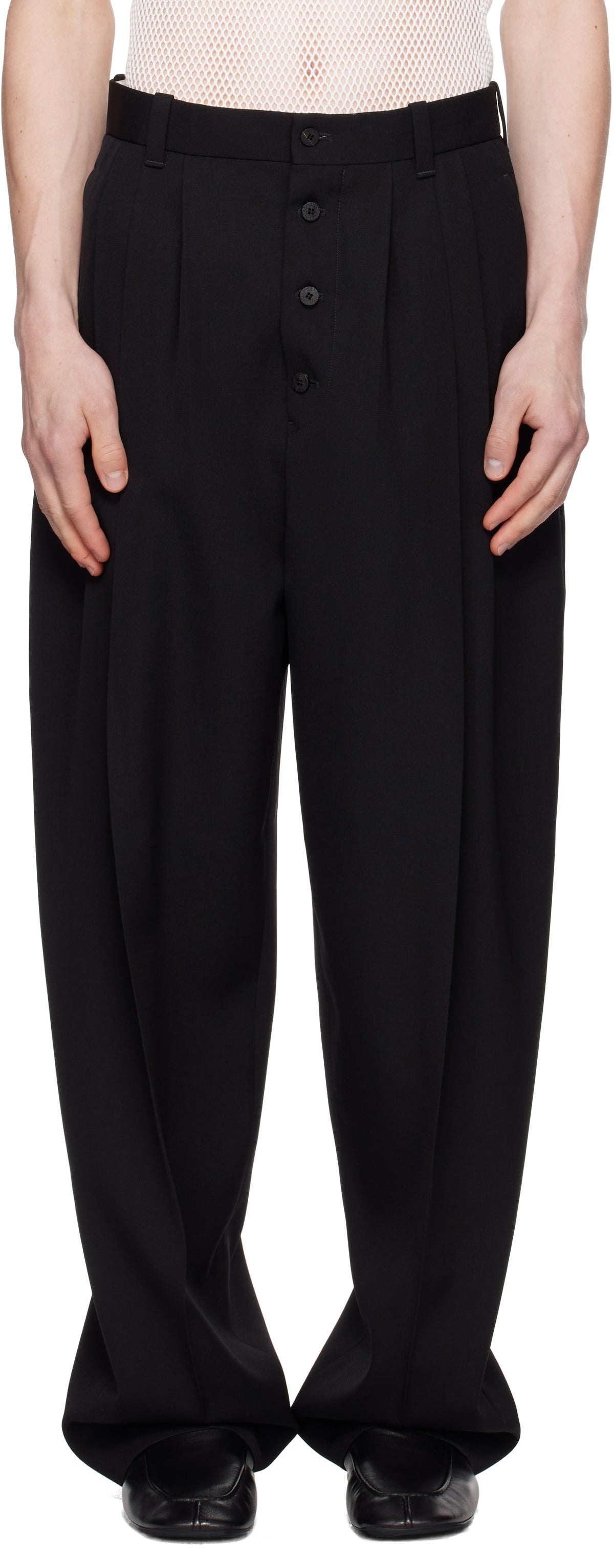 JACQUEMUS Black La Croisière 'The Fernando' Trousers