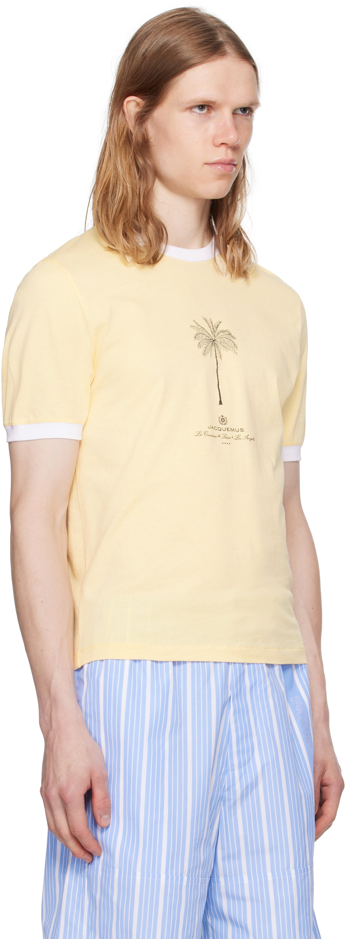 JACQUEMUS Yellow La Croisière 'The Venice' T-shirt