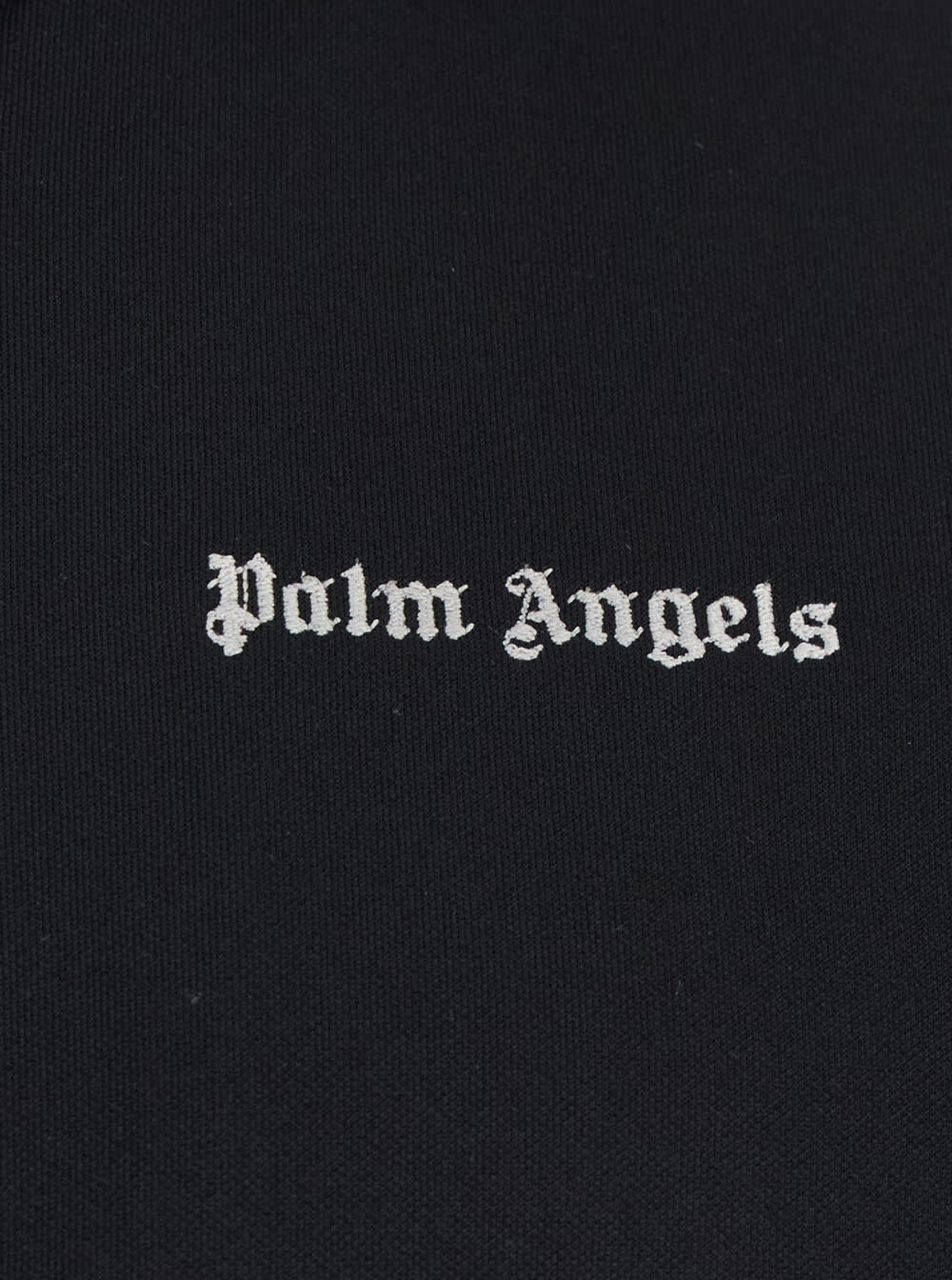 Palm Angels classic Logo Black Sweatshirt With Logo Printed On The Front In Tech Fabric Man