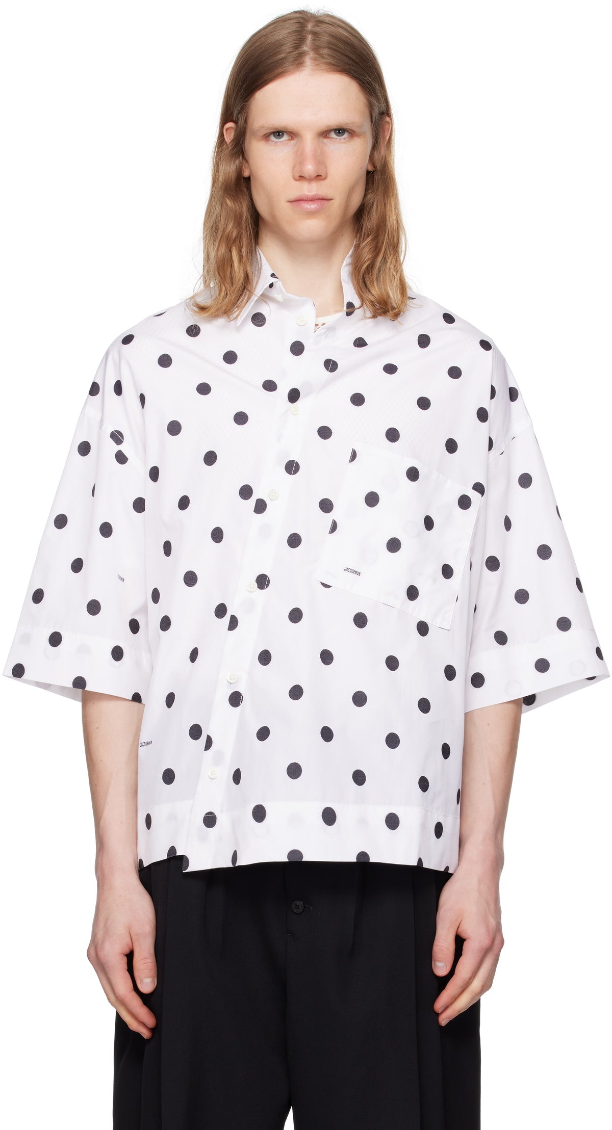 JACQUEMUS White & Black 'The Pablo' Shirt