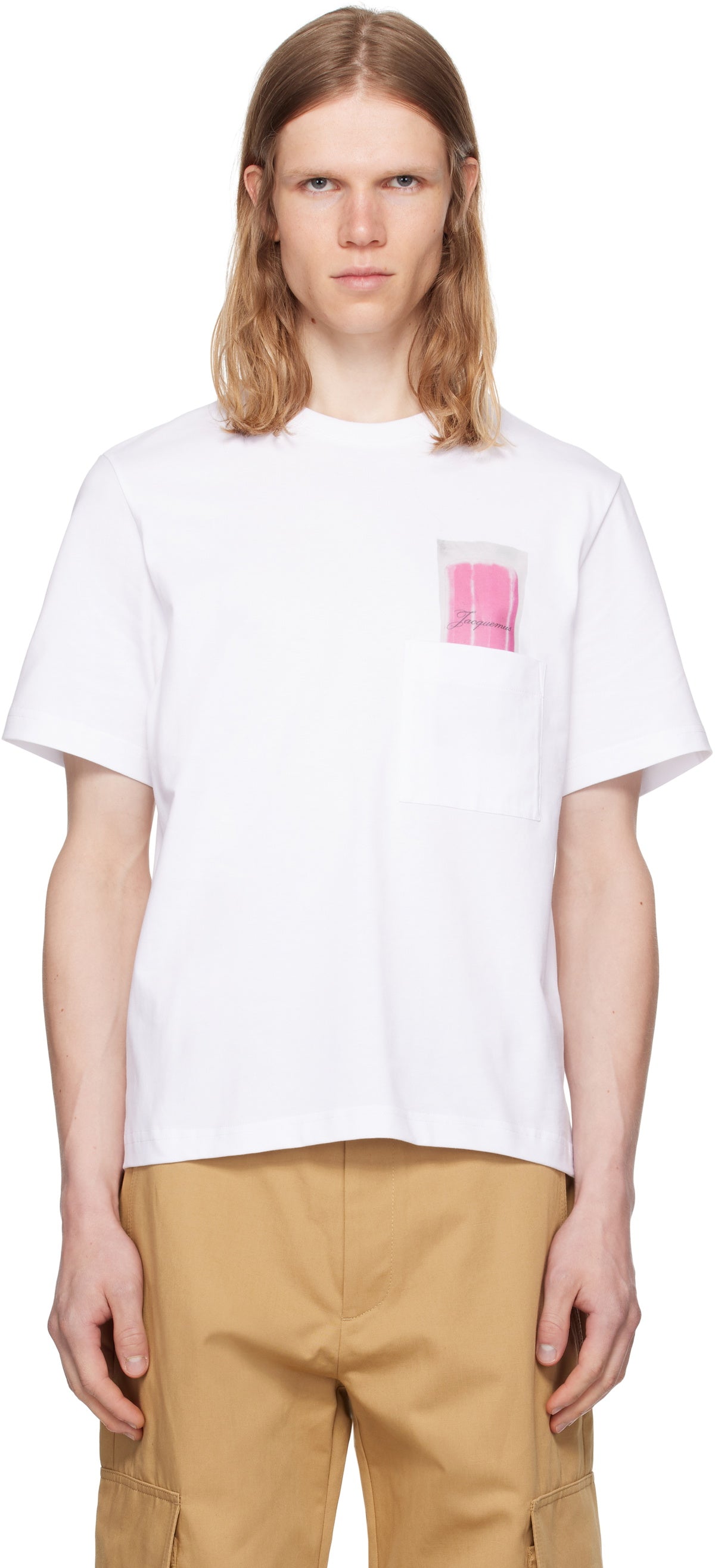 JACQUEMUS White 'Le T-shirt Esquimau' T-shirt