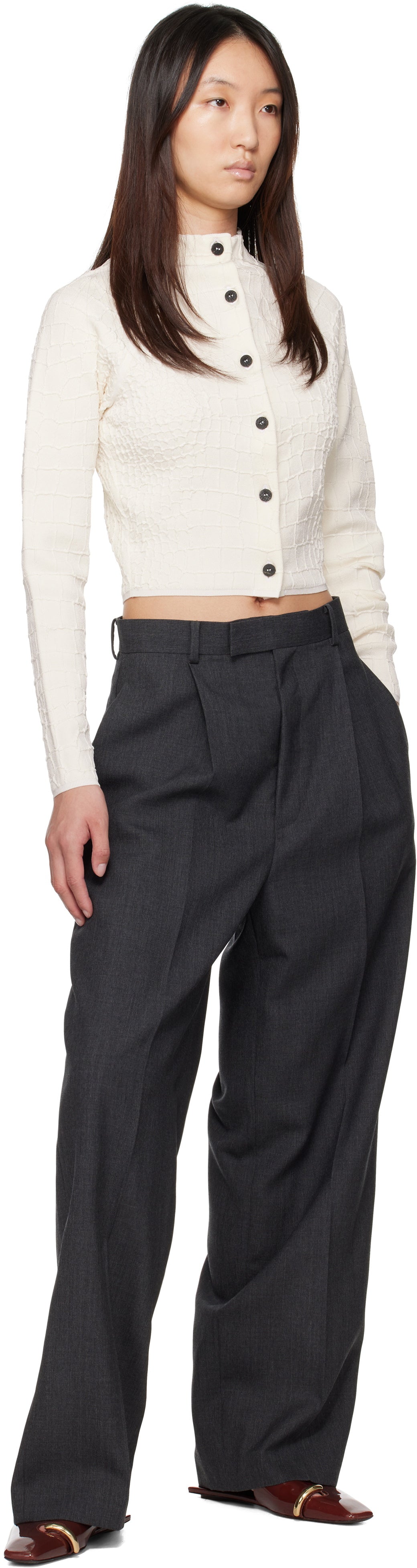 JACQUEMUS Off-White La Croisière 'The Scala' Cardigan