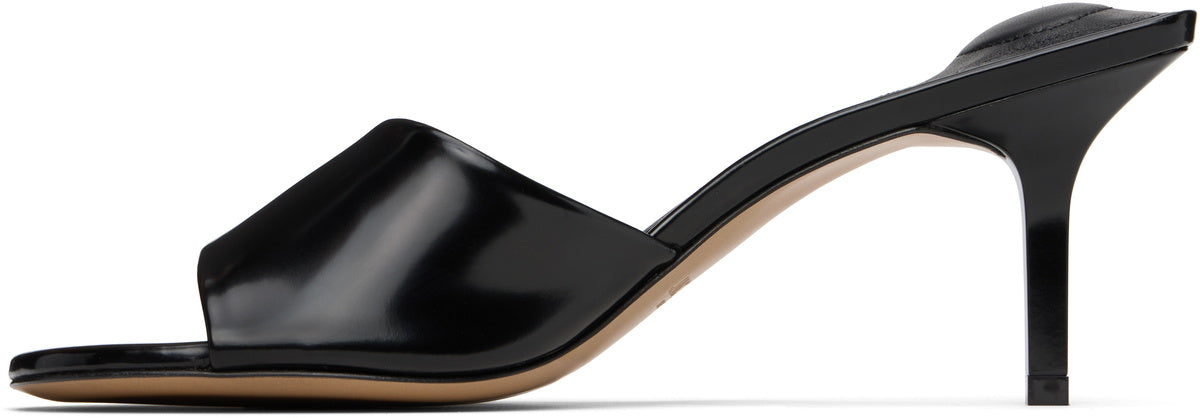 JACQUEMUS Black 'The Cubisto' Mules