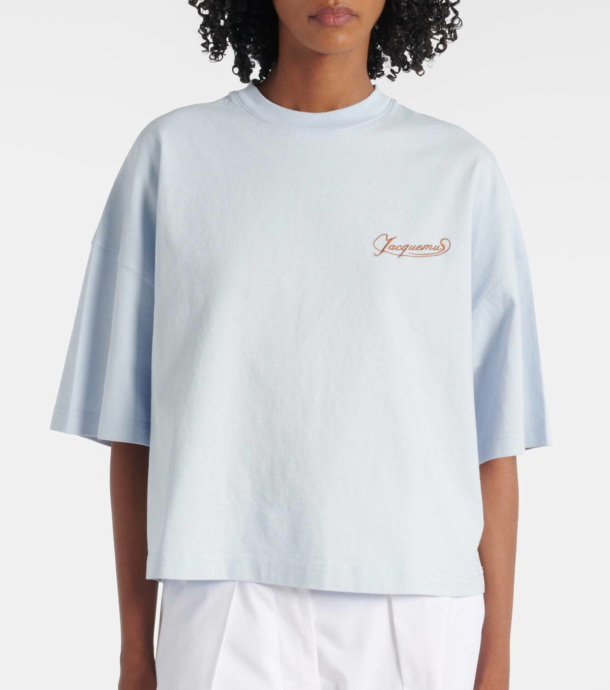 Jacquemus Corto cropped cotton T-shirt
