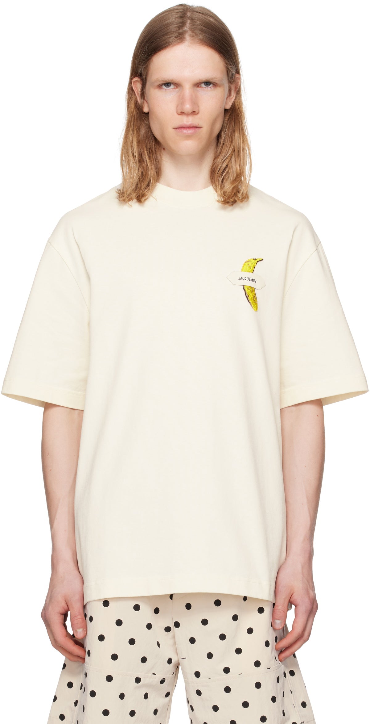 JACQUEMUS Off-White La Croisière 'The Banane' T-shirt