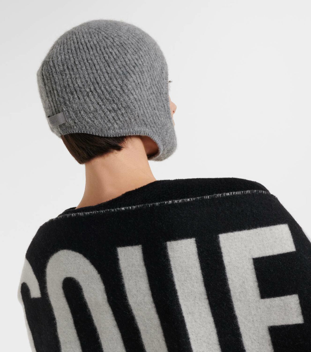 Jacquemus Ribbed-knit alpaca and wool-blend hood