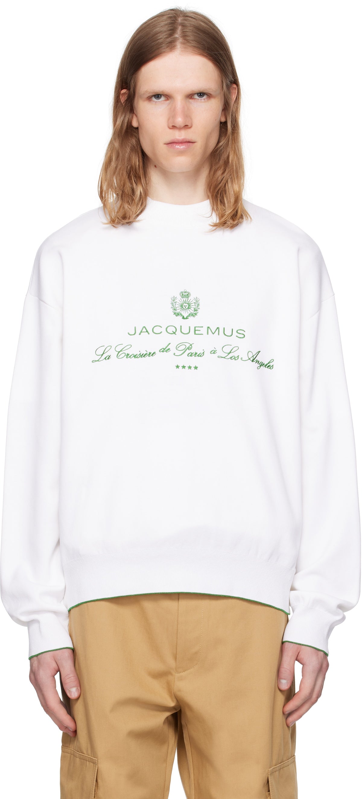 JACQUEMUS White La Croisière 'The Venice' Sweatshirt