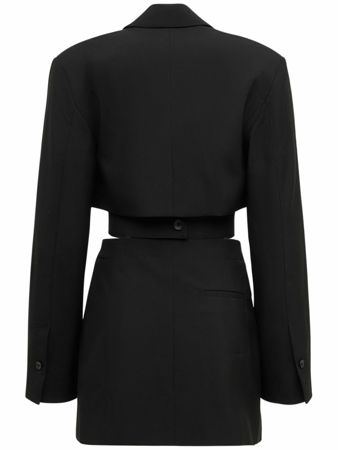 JACQUEMUS Le Robe Bari Wool Blazer Mini Dress