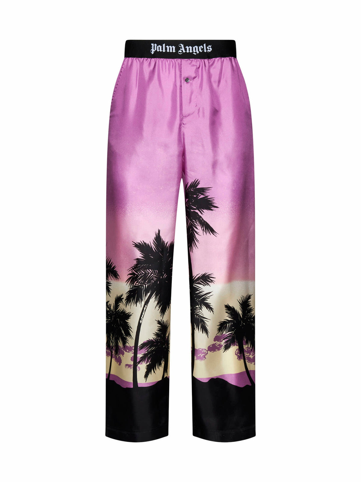 Palm Angels Printed Silk Pyjama Pant