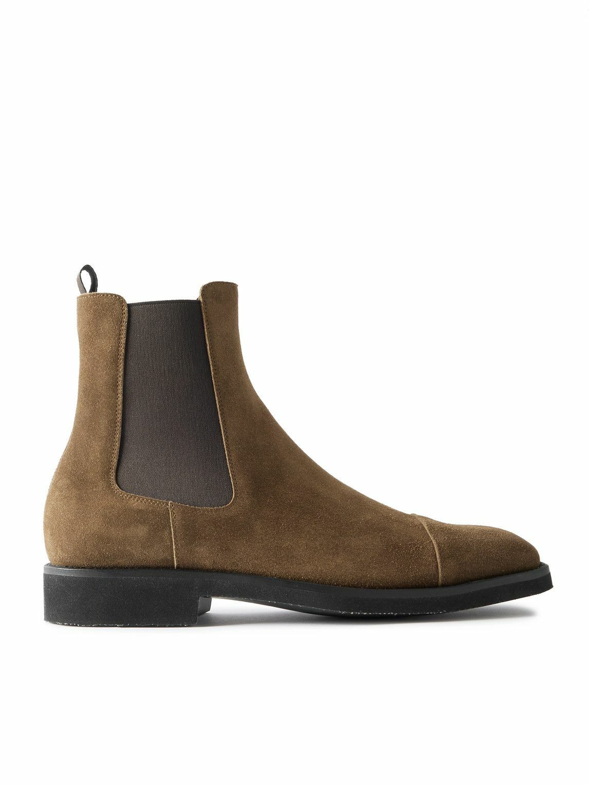 TOM FORD - Suede Chelsea Boots - Brown