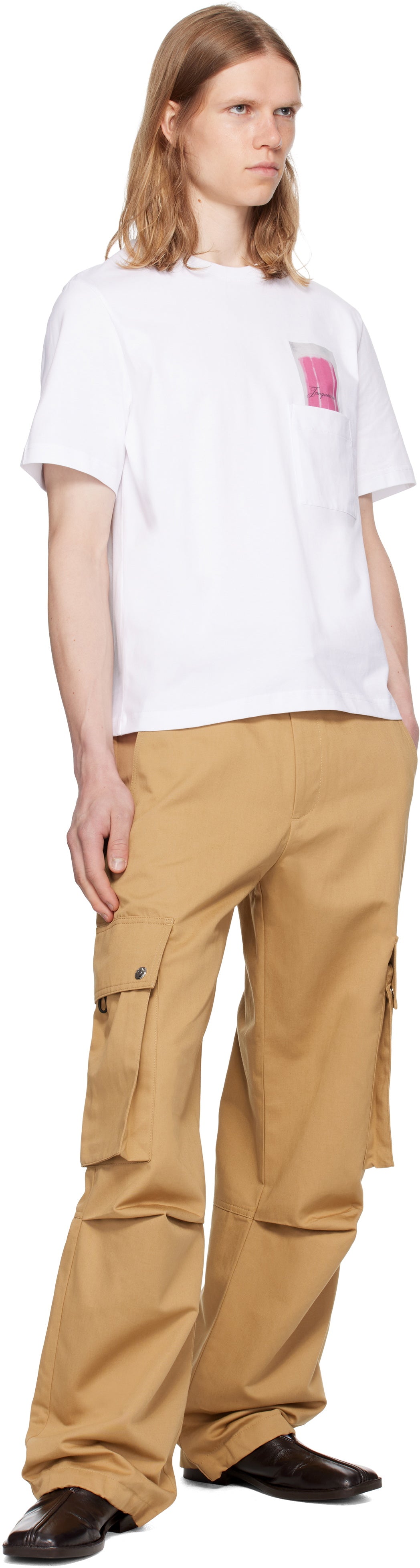 JACQUEMUS White 'Le T-shirt Esquimau' T-shirt