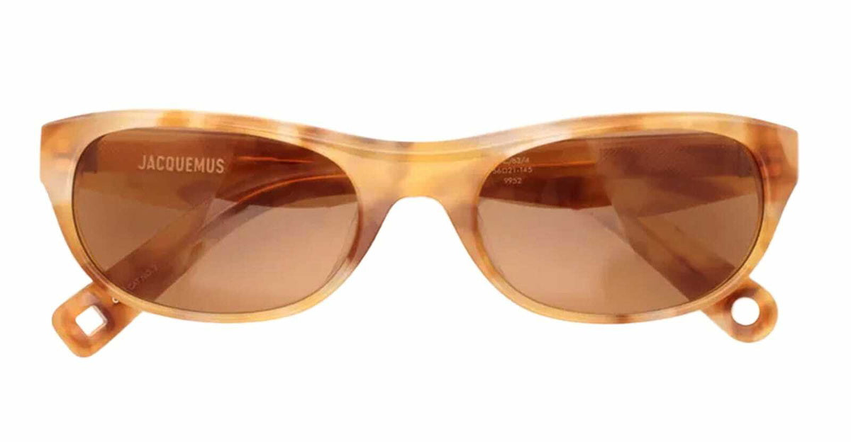 Jacquemus Sole - Beige T-shell / Tobacco Lens Sunglasses