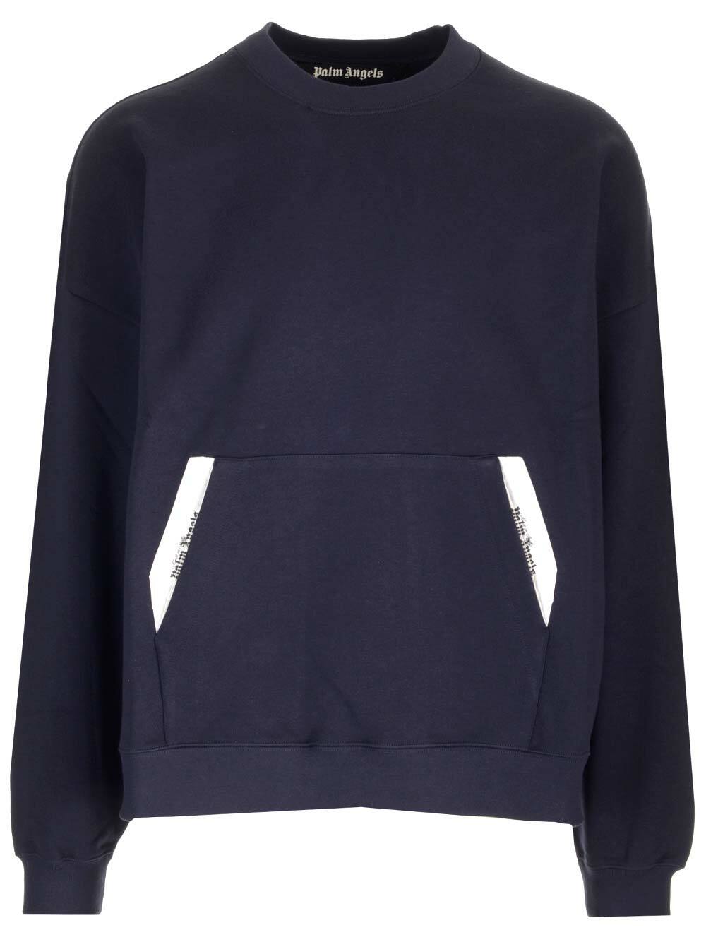 Palm Angels Sweatshirt With Kangaroo Pocket