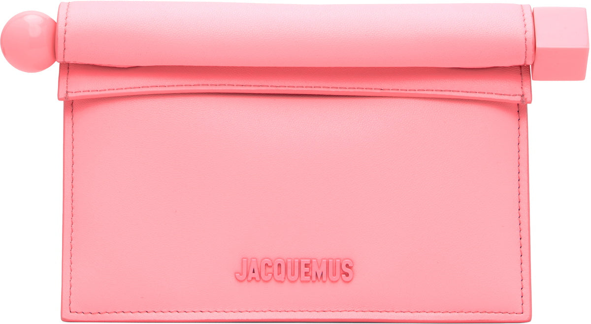 JACQUEMUS Pink La Croisière 'The small rond Carré' Pouch